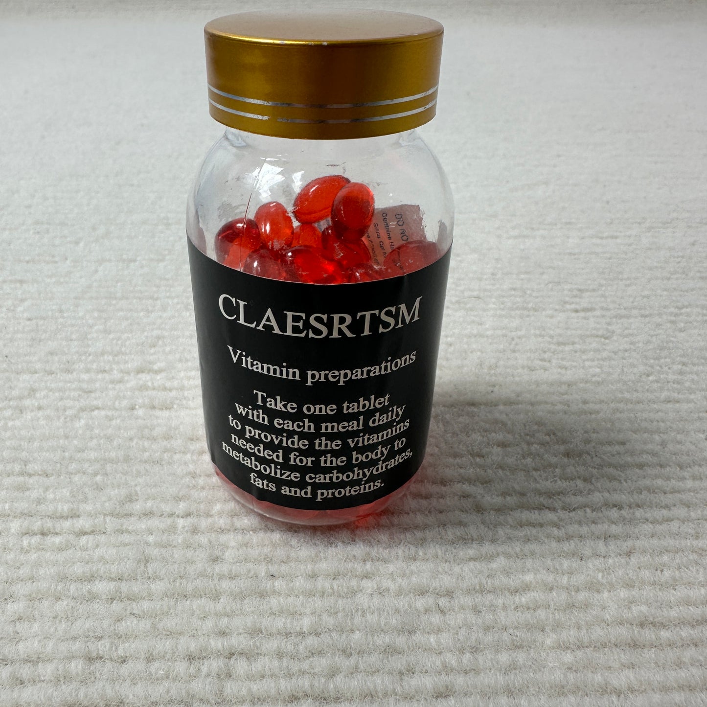 CLAESRTSM Vitamin preparations Our multivitamins are made from genuine organic fruits and vegetables,