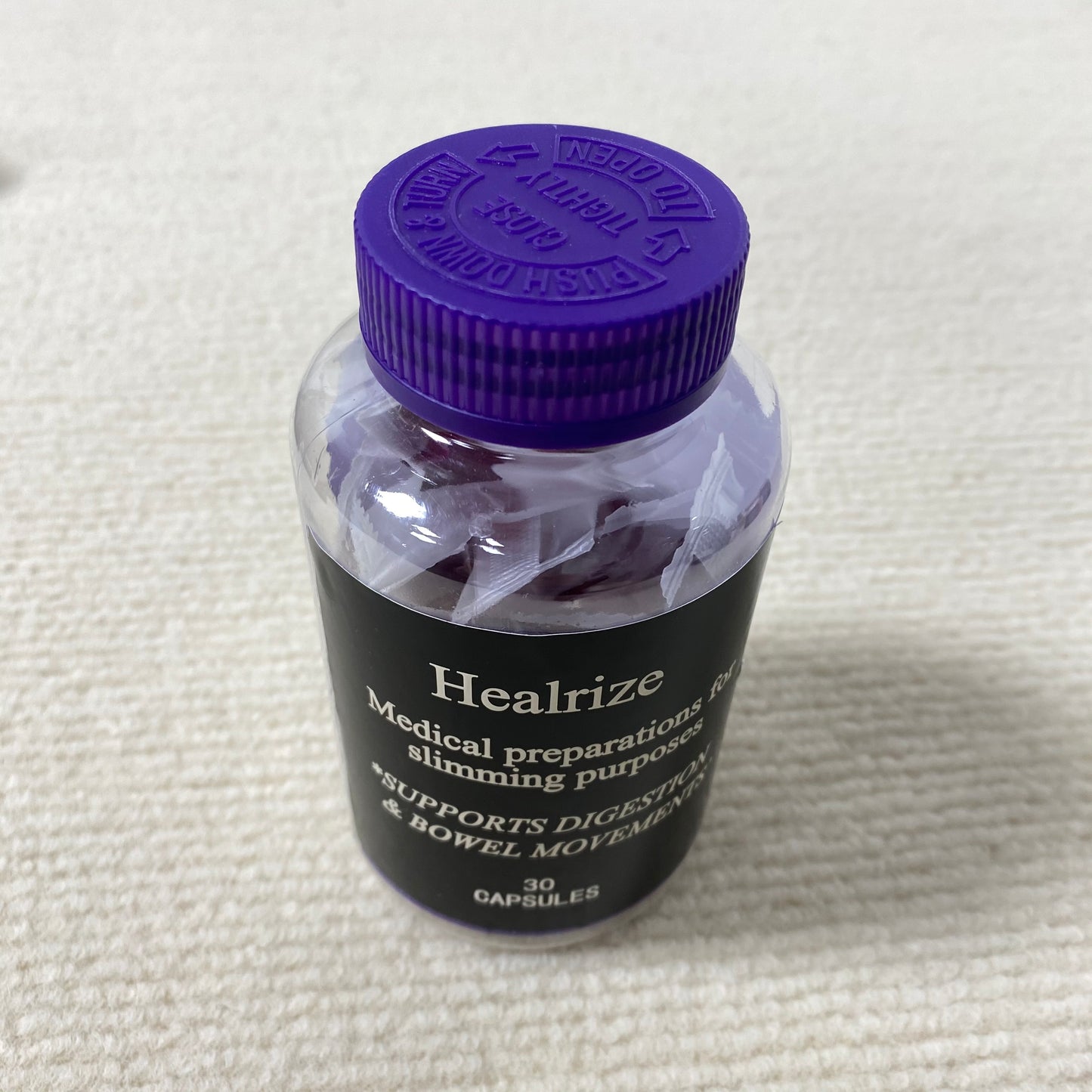 Healrize Medical preparations for slimming purposes SUPPORTS DIGESTION & BOWEL MOVEMENTS