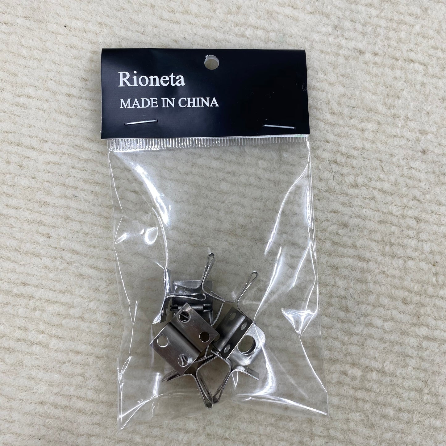 Rioneta Metal bed fittings Bed Frame Connectors with Screws for Headboards Footboards