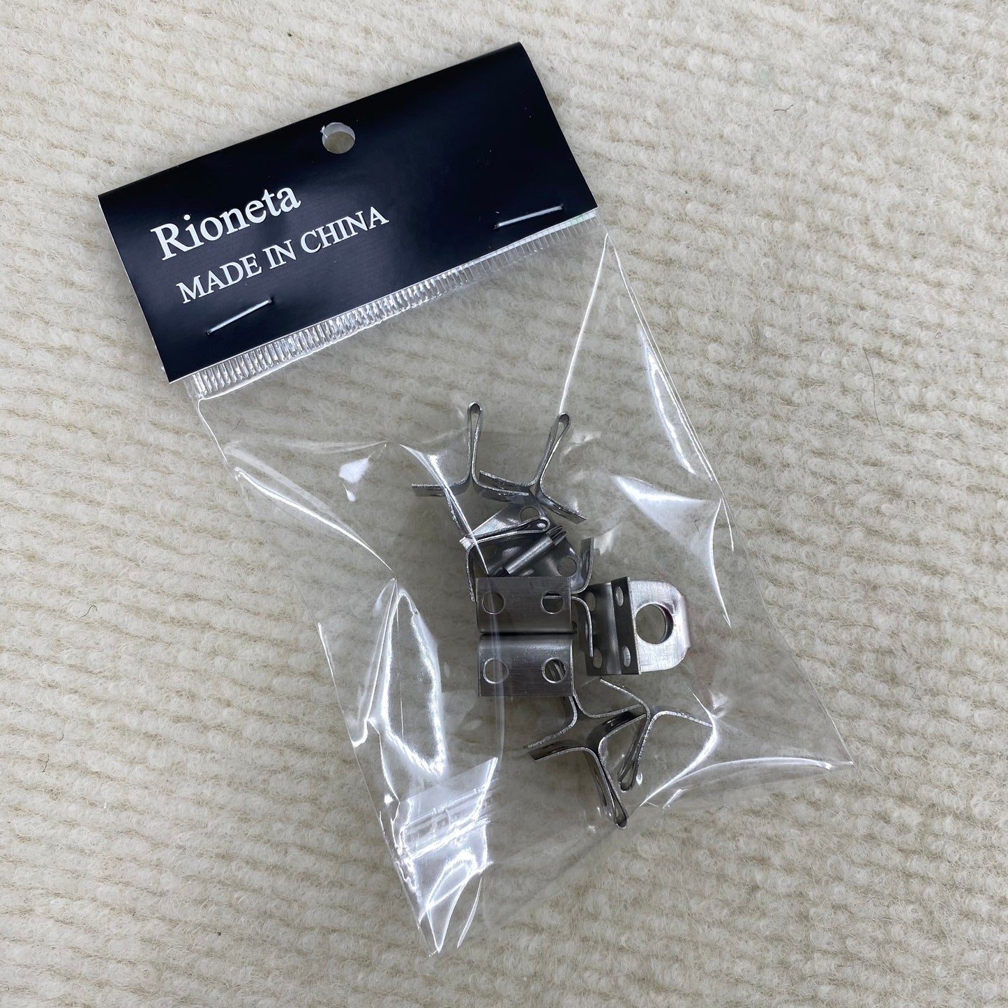 Rioneta Metal bed fittings Bed Frame Connectors with Screws for Headboards Footboards