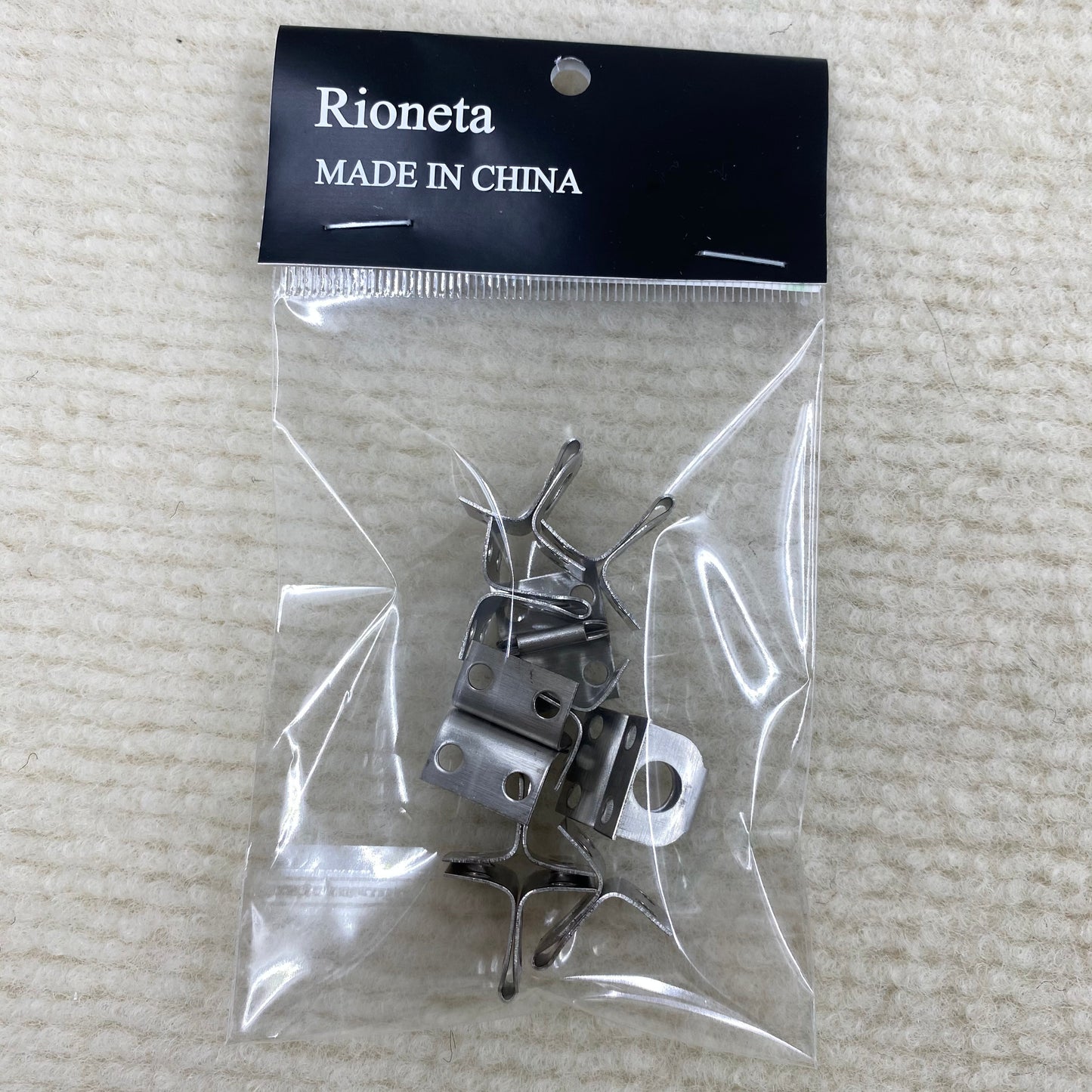 Rioneta Metal bed fittings Bed Frame Connectors with Screws for Headboards Footboards