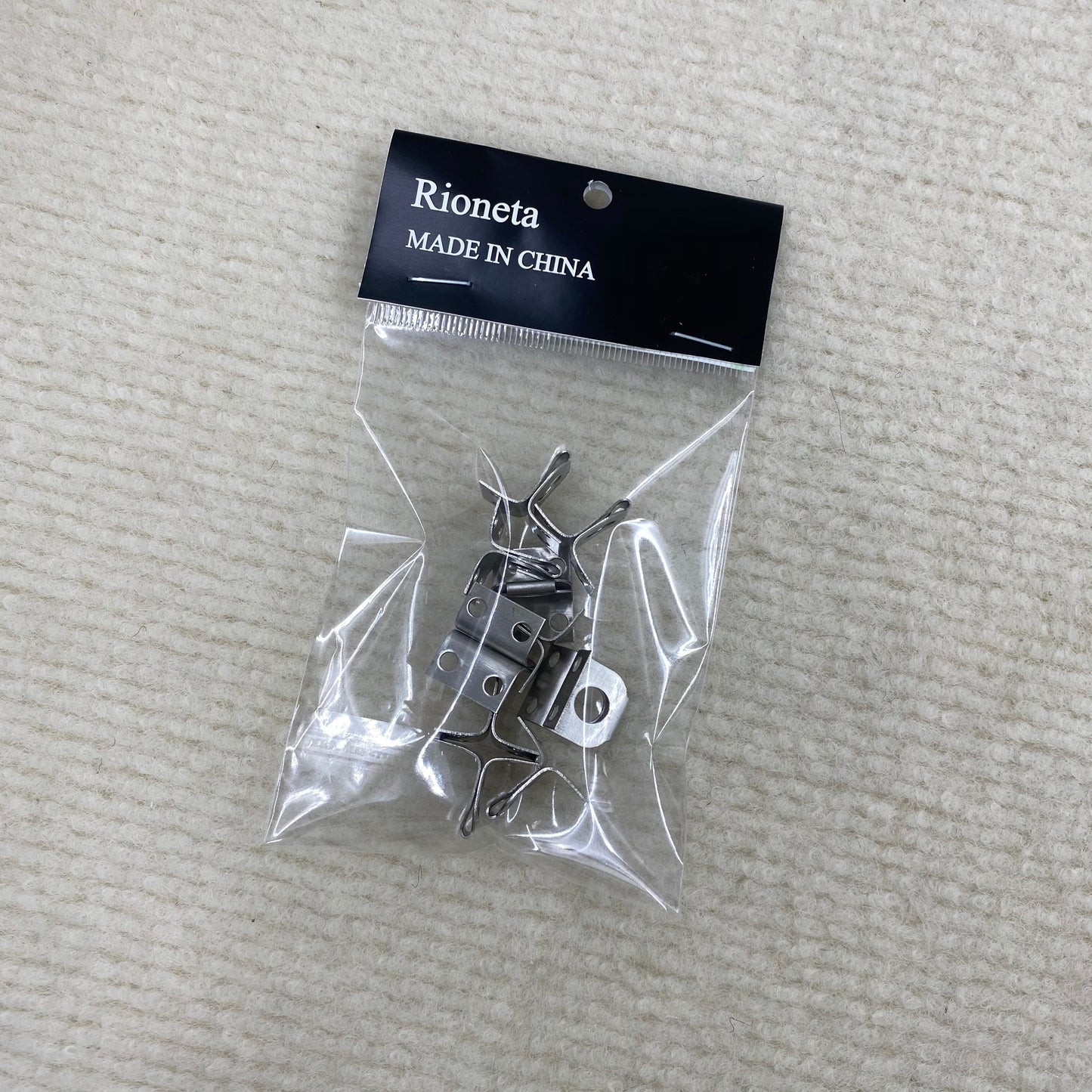 Rioneta Metal bed fittings Bed Frame Connectors with Screws for Headboards Footboards