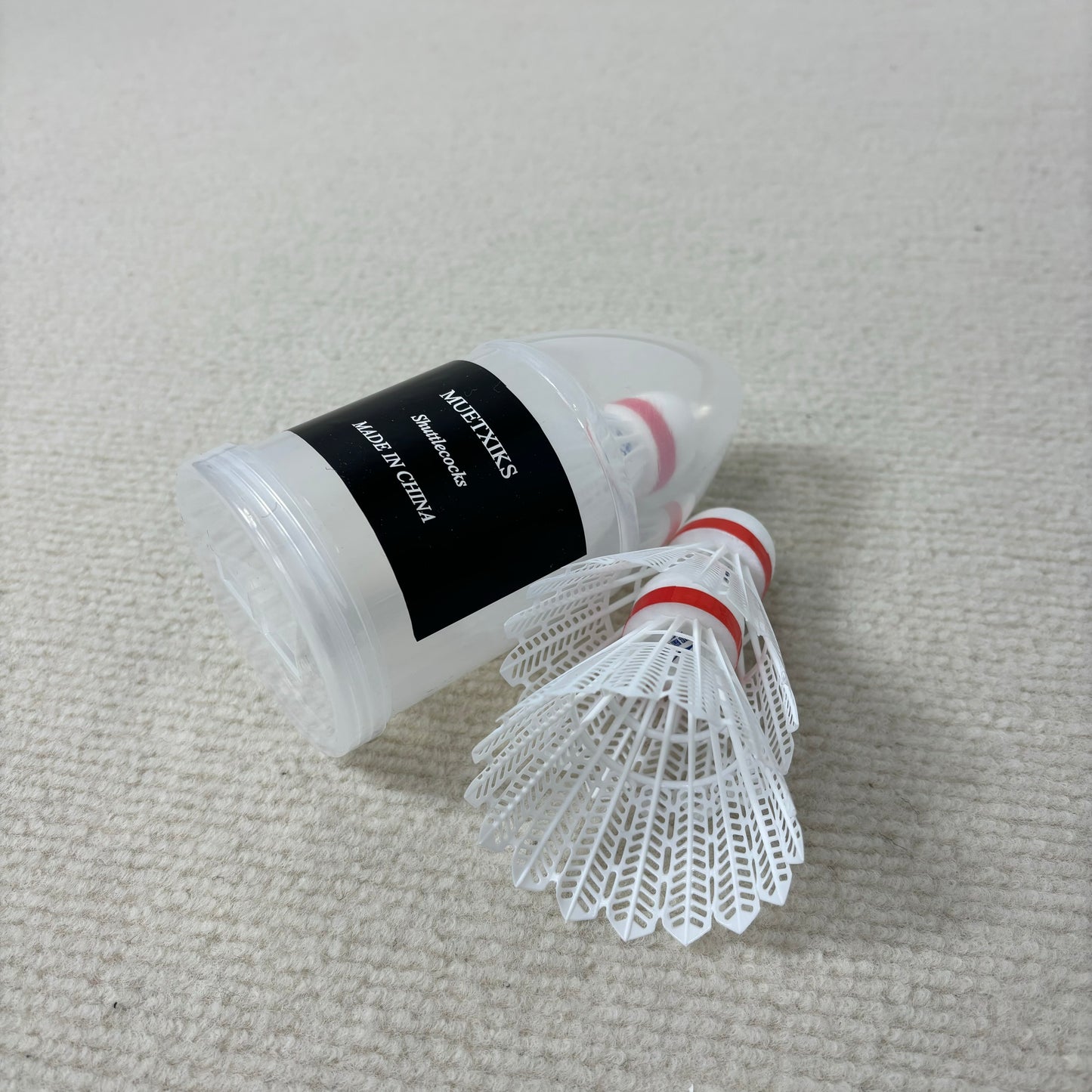 MUETXIKS Shuttlecocks Nylon Bedminton Shuttlecocks for Baseball/Softball Batting Training - Shuttle Balls for Indoor and Outdoor Matches