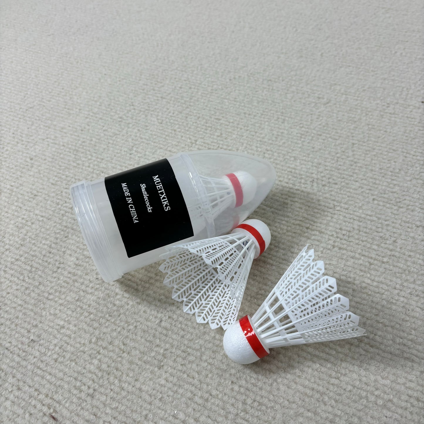 MUETXIKS Shuttlecocks Nylon Bedminton Shuttlecocks for Baseball/Softball Batting Training - Shuttle Balls for Indoor and Outdoor Matches