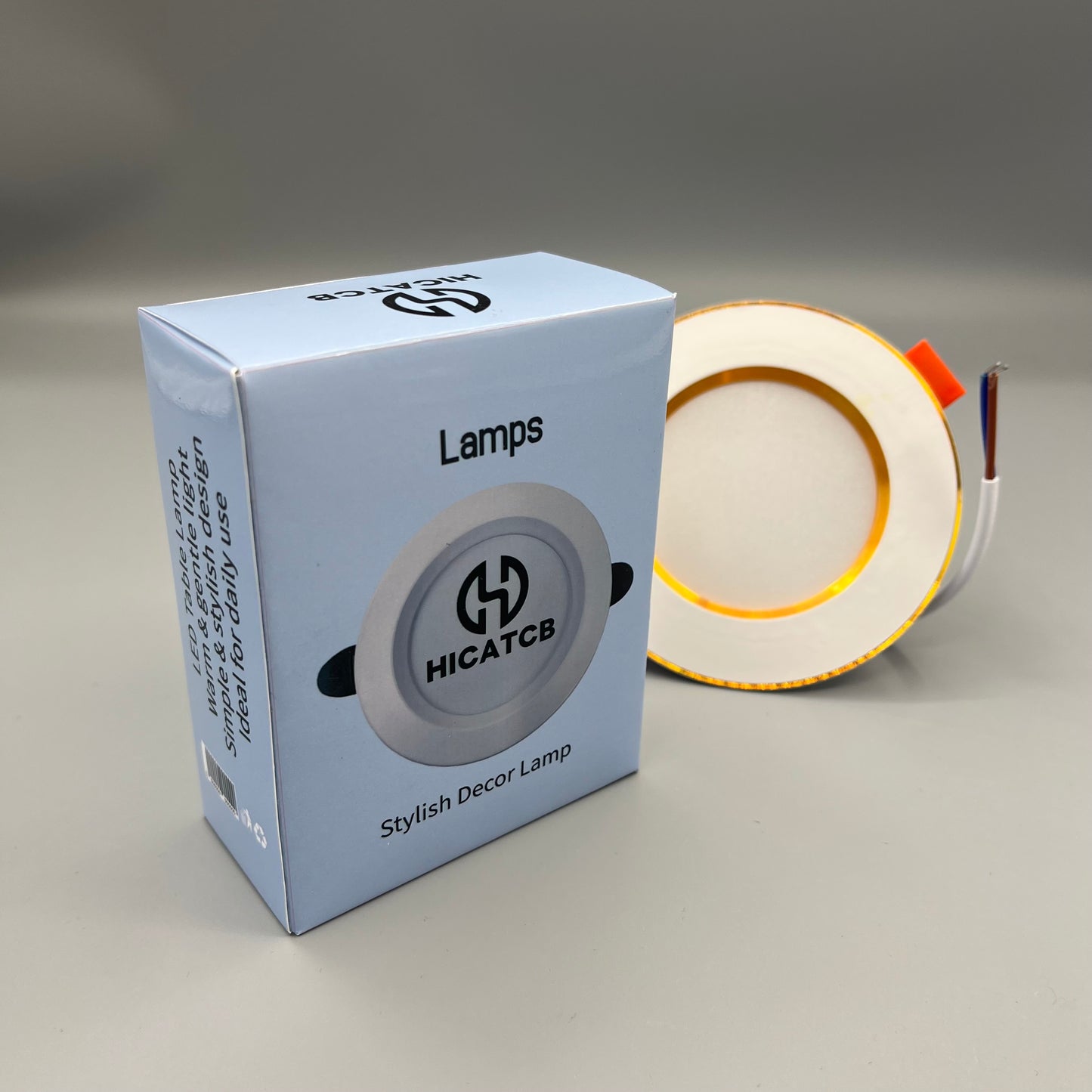 HICATCB LED luminaires fixtures With baffle decoration, suitable for cans that already have C-shaped clam