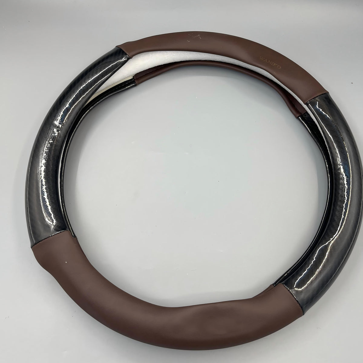 WANIKO Steering wheel covers for automobiles Soft Leather Steering Wheel Protector, Anti Slip Auto Steering Wheel Cover for Universal Car Steering Wheels