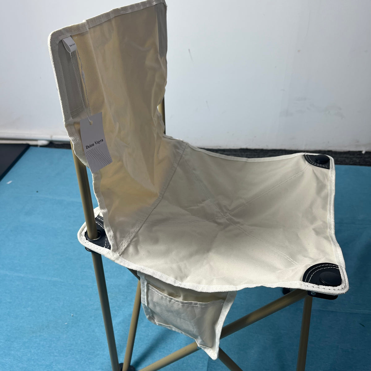 Deion Vayra Outdoor furniture Lightweight Outdoor Foldable Chair with Side Pocket for Beach Fishing Picnic