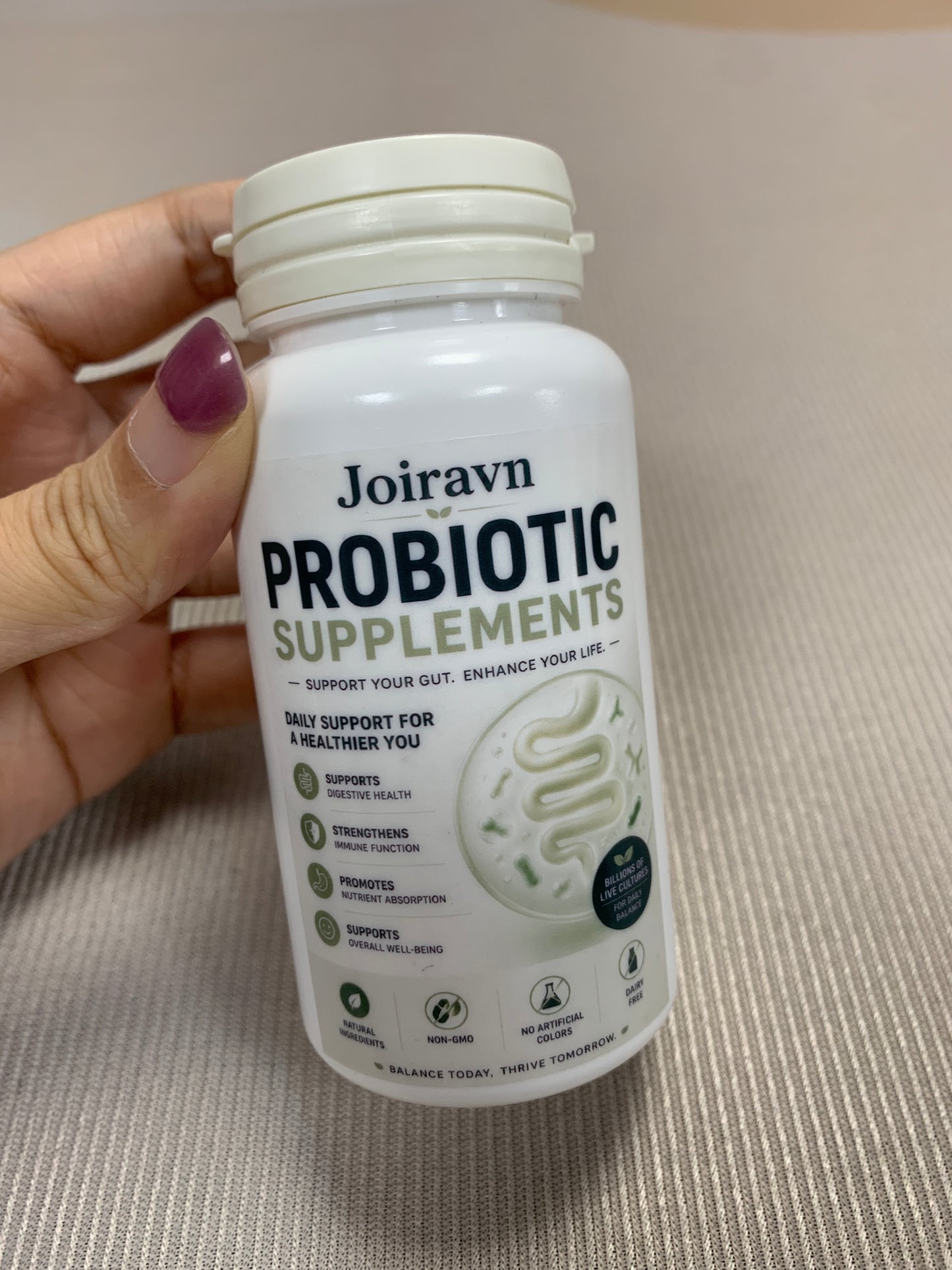 Joiravil Probiotic supplements High Activity Probiotic Supplements Gut Health Digestive Capsules Daily Intestinal Care Nutrient Pills