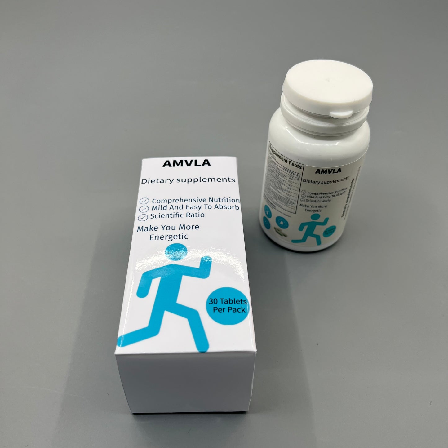 AMVLA Dietary supplements Mild Easy Absorb Plant Based Wellness Pills for Adult Daily Vitality Boost