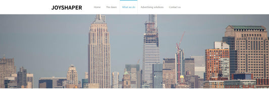 JOYSHAPER Advertising and advertisement services The dawn of a new digital era