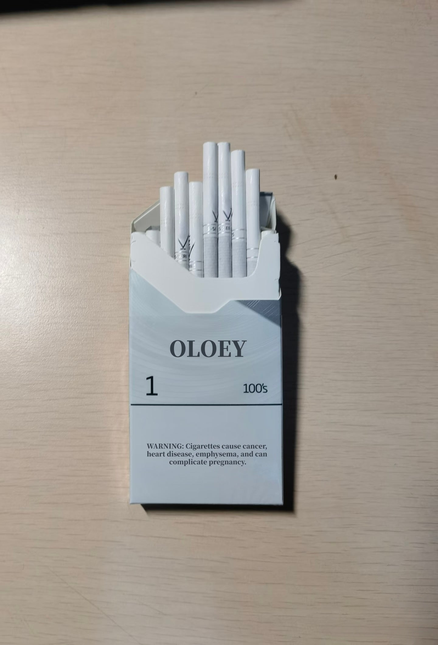 OLOEY Cigarettes Our herbal cigarettes do not contain nicotine, so you will not experience the addictive nature of nicotine.