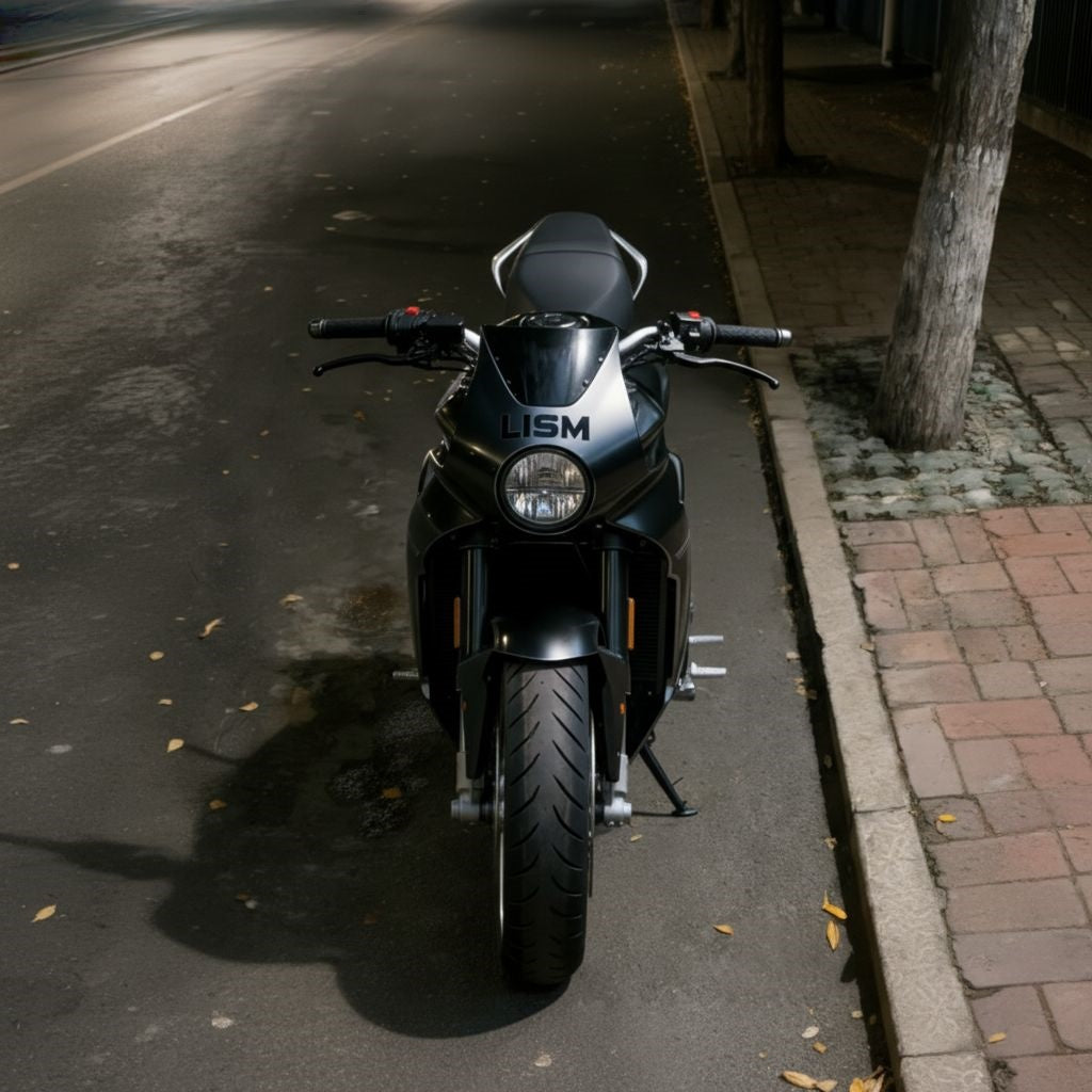 LISM Motorcycles Street Legal 5-Speed Sport Bike | High-Performance Gas Engine | Front & Rear Disc Brakes | Racing-Inspired Design for Adults