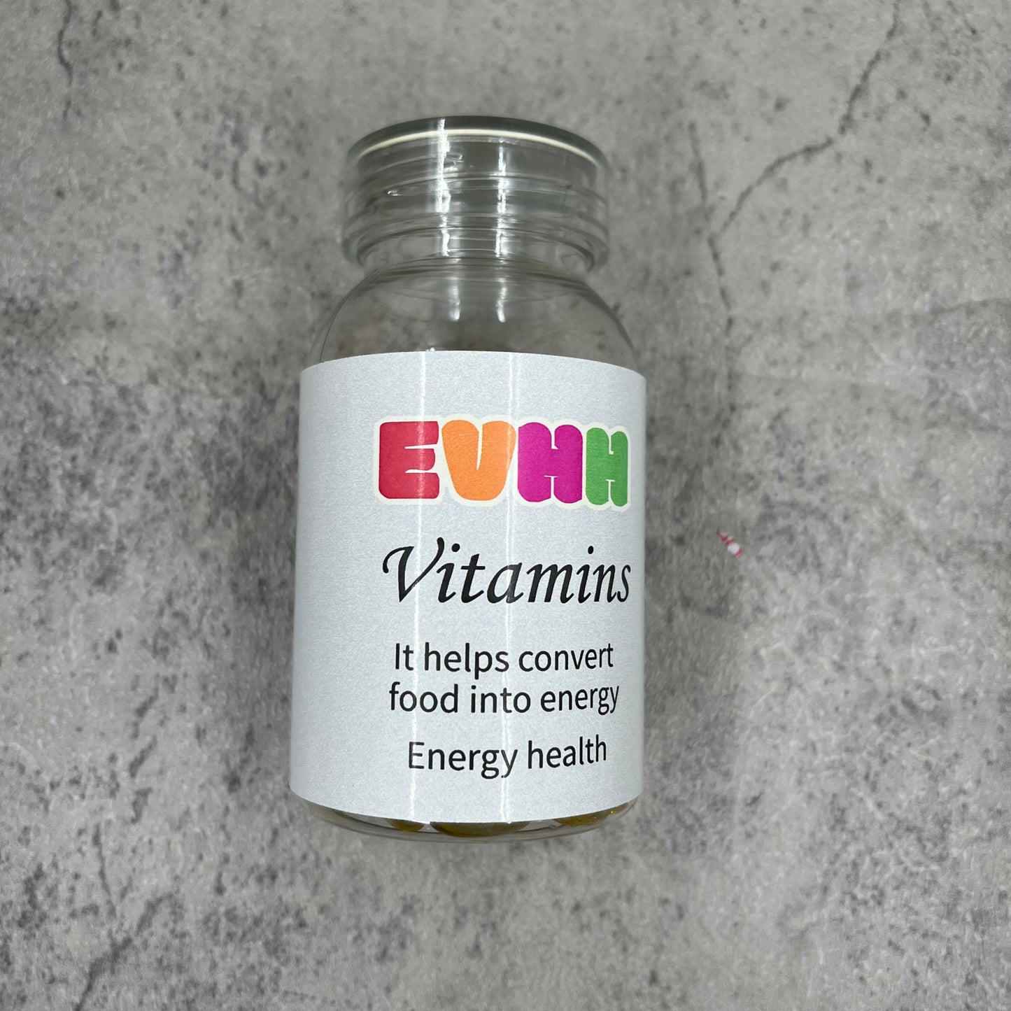 EVHH Vitamins Take two capsules daily. Our high bioavailability formula promotes rapid and proper absorption.