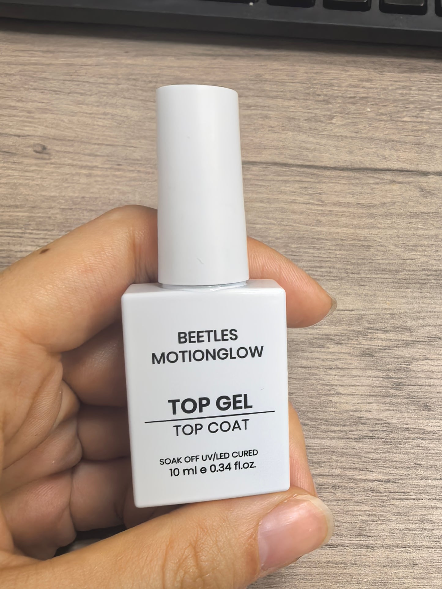 Beetles Motionglow Nail polish top coat Quick-drying nail polish - no chips - high gloss and long-lasting - quick drying top coat