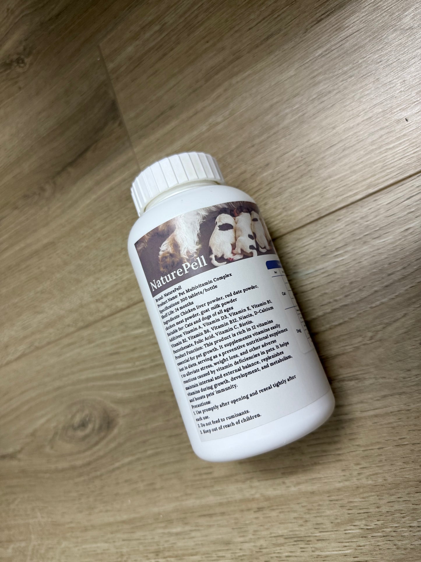 NaturePell Vitamins for Pets, Multivitamin Complex, Dog Nutritional Supplement, Pet-Specific Multivitamin B, Anti-Shedding Vitamins