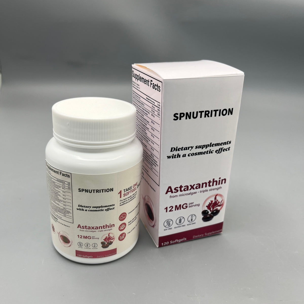 SPNUTRITION  Dietary supplements with a cosmetic effect Antioxidant Dietary Supplement for Skin Health, 120 Softgels