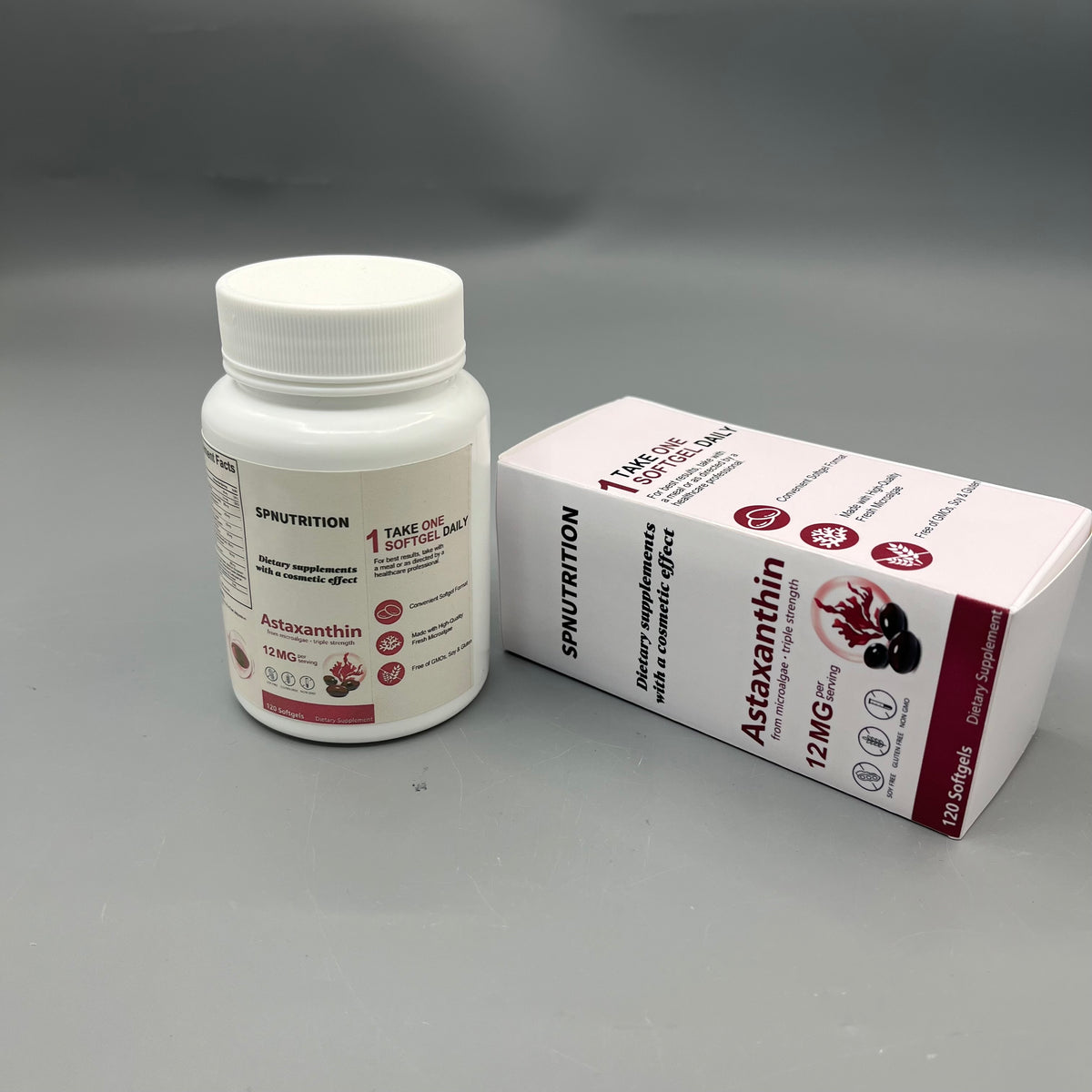 SPNUTRITION  Dietary supplements with a cosmetic effect Antioxidant Dietary Supplement for Skin Health, 120 Softgels