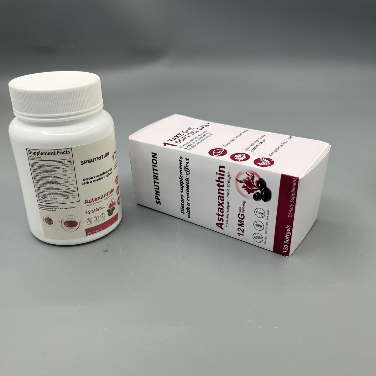 SPNUTRITION  Dietary supplements with a cosmetic effect Antioxidant Dietary Supplement for Skin Health, 120 Softgels