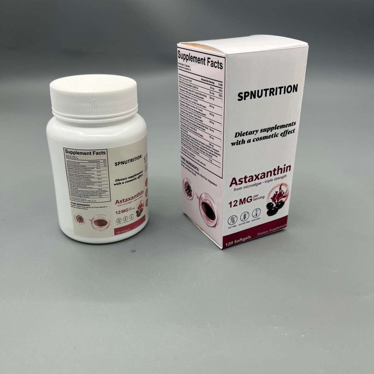 SPNUTRITION  Dietary supplements with a cosmetic effect Antioxidant Dietary Supplement for Skin Health, 120 Softgels