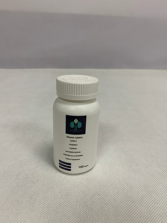 Vitamin tablets Support muscle function, brain health, skin health and overall health