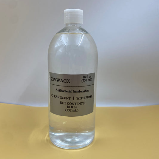 ZIVWAGX Antibacterial handwashes CLEAN SCENT WITH PUMP
