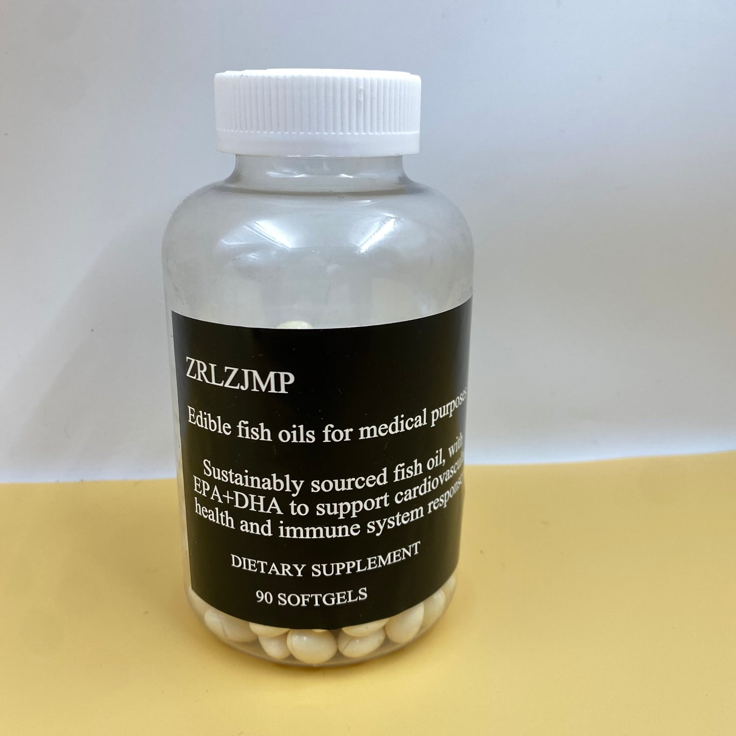 ZRLZJMP Edible fish oils for medical purposes support cardiovascular health and immune system response