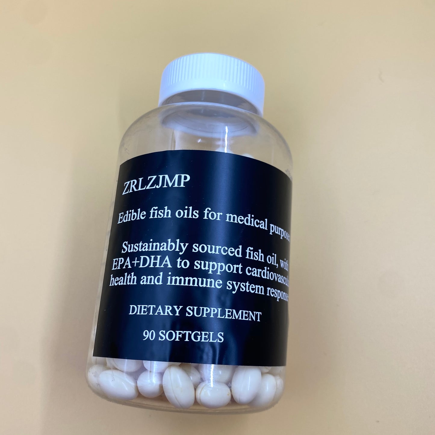 ZRLZJMP Edible fish oils for medical purposes support cardiovascular health and immune system response