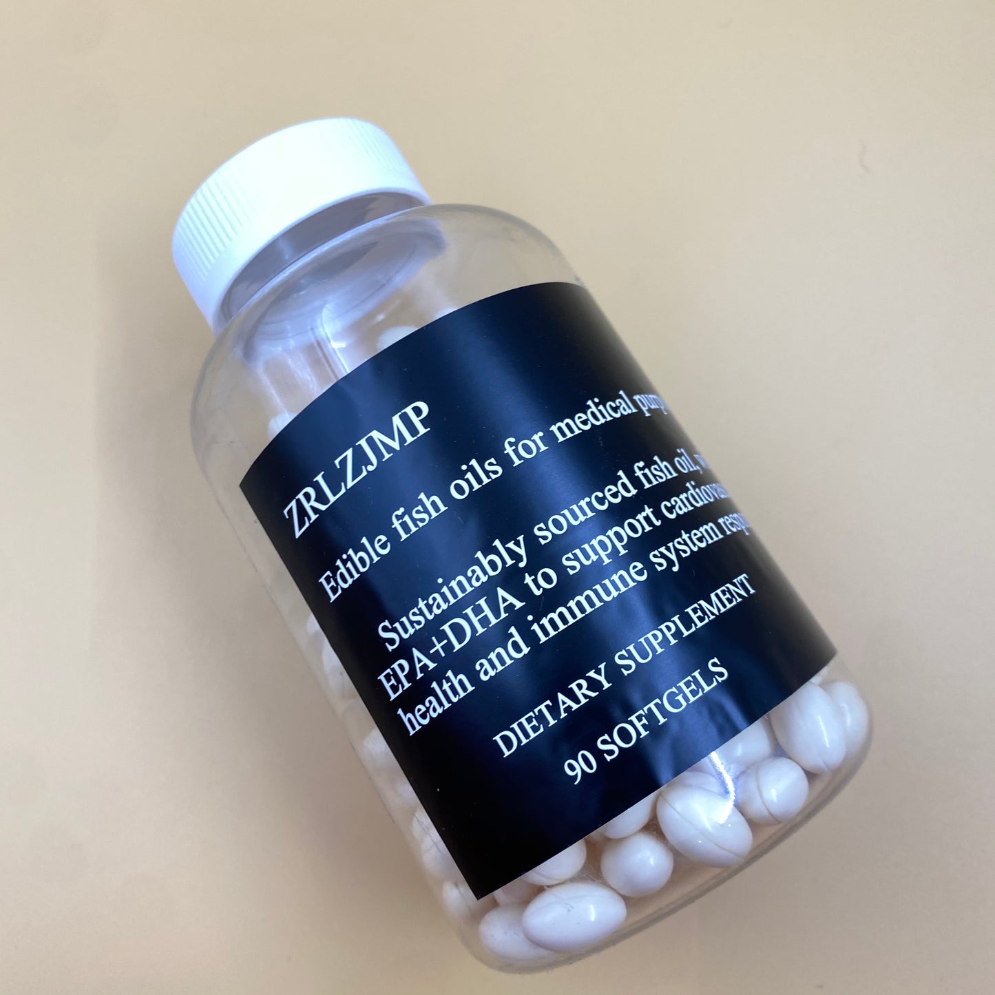 ZRLZJMP Edible fish oils for medical purposes support cardiovascular health and immune system response