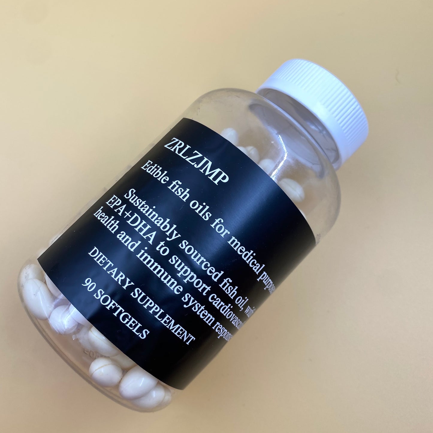 ZRLZJMP Edible fish oils for medical purposes support cardiovascular health and immune system response