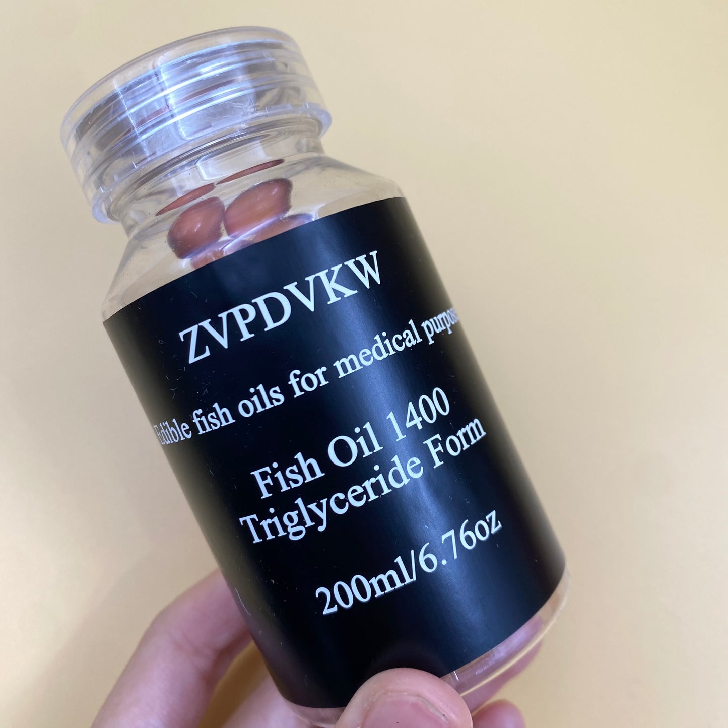 ZVPDVKW Edible fish oils for medical purposes Fish Oil 1400 Triglyceride Form