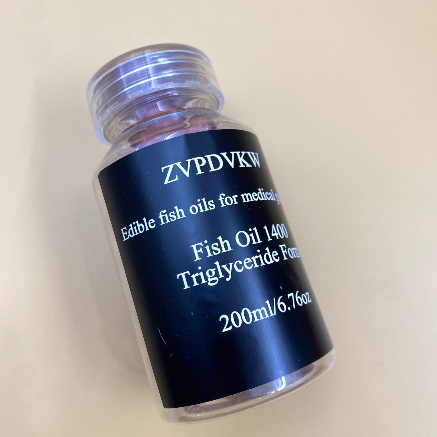 ZVPDVKW Edible fish oils for medical purposes Fish Oil 1400 Triglyceride Form