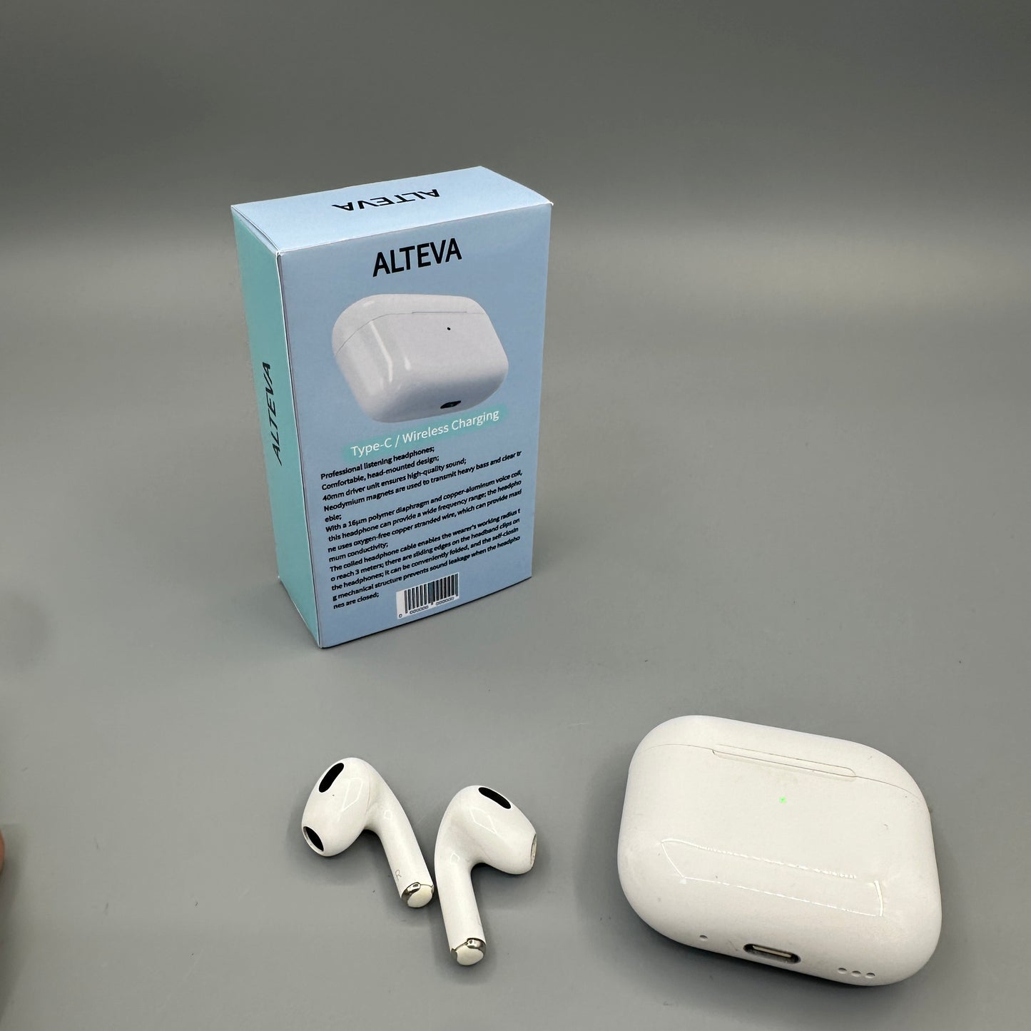 ALTEVA Earphones Bluetooth Headphones In-Ear Stereo Earbuds Sports Headset with Microphone