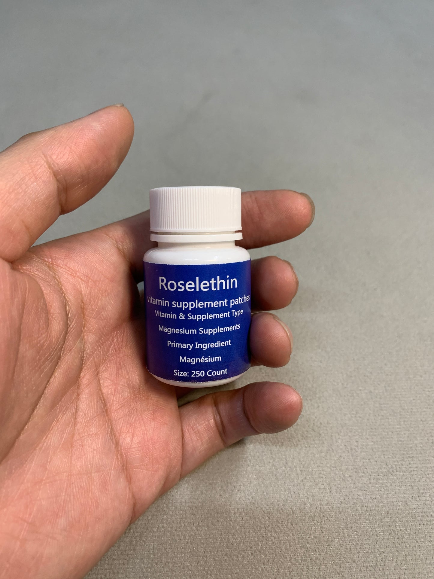 Roselethin vitamin supplement patches Natural Soluble Fiber, Intestinal Health
