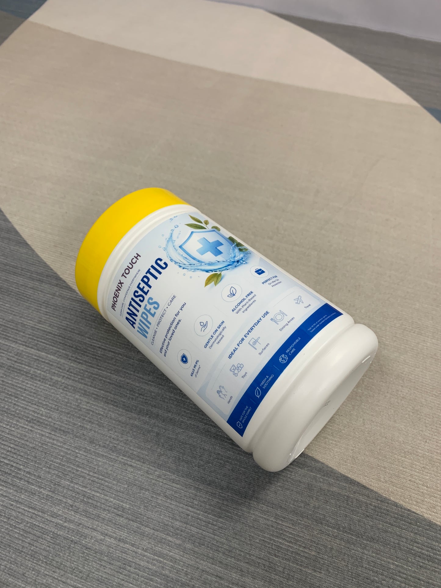 PHOENIX TOUCH  Disinfecting wipes   Alcohol-Free Antiseptic Wipes, 99.9% Germ Killing Disinfecting Wipes, Gentle Plant-Based Cleaning Wipes for Home Travel
