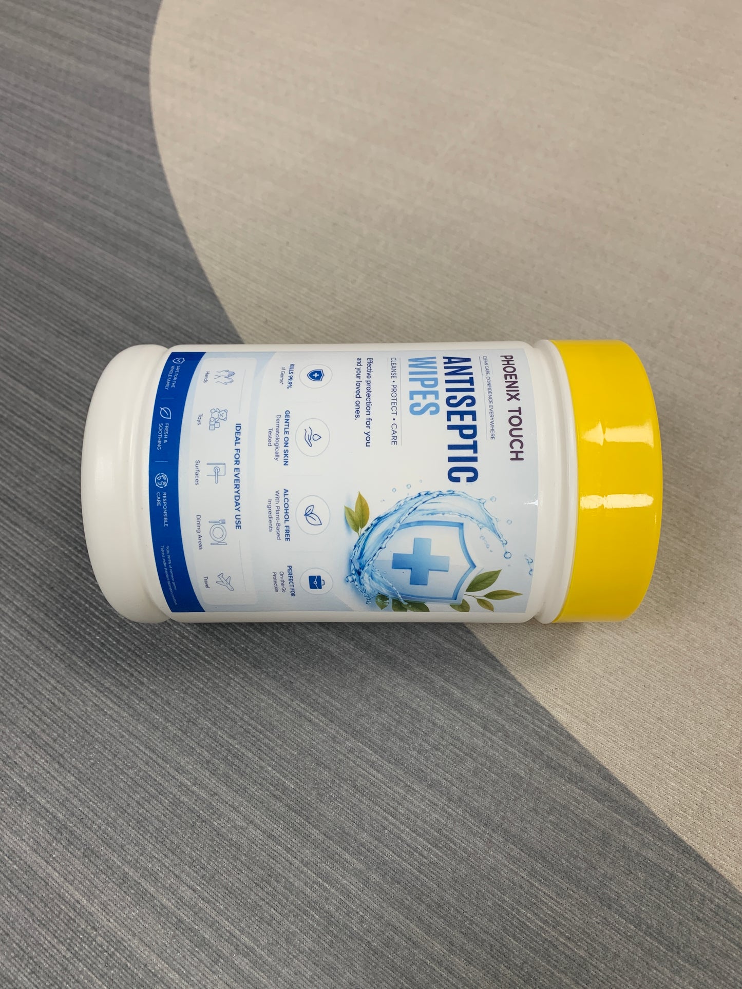 PHOENIX TOUCH  Disinfecting wipes   Alcohol-Free Antiseptic Wipes, 99.9% Germ Killing Disinfecting Wipes, Gentle Plant-Based Cleaning Wipes for Home Travel