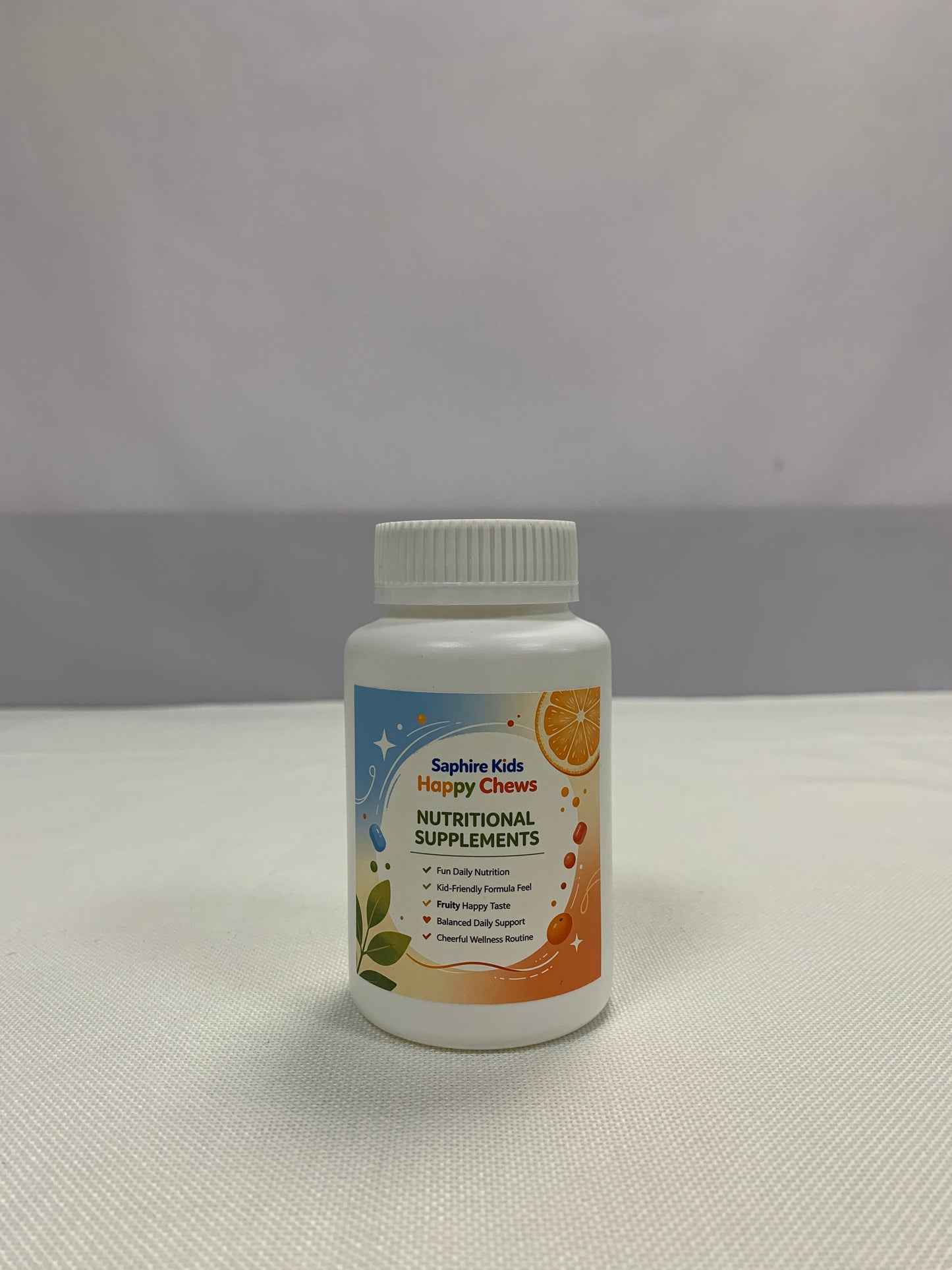 Saphire Kids Happy Chews  Nutritional supplements  Fruity Flavor Chewable Daily Nutrition for Children