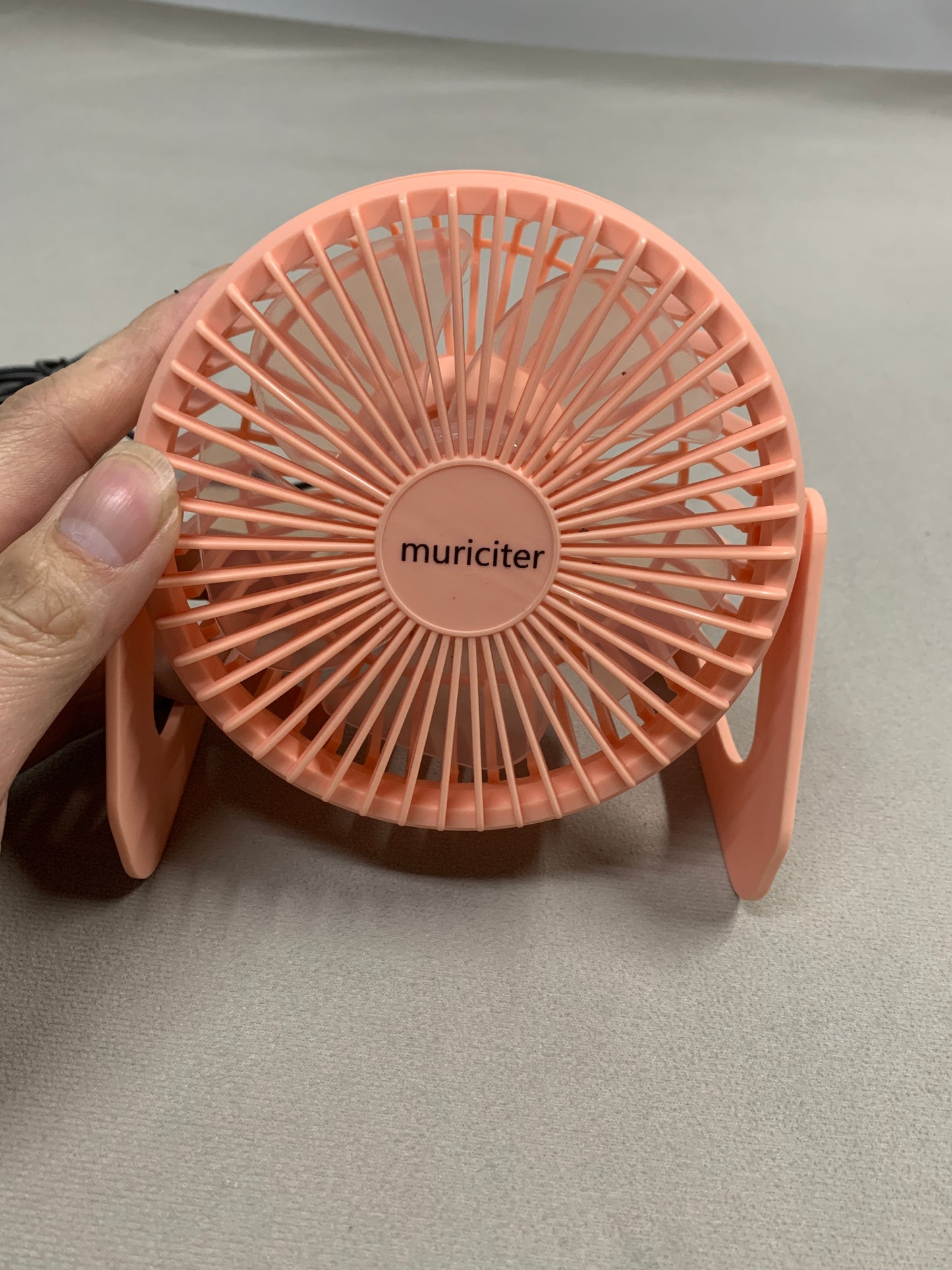 muriciter Usb-powered desktop fan USB Desk Fan, Small But Powerful, Personal Portable Quiet Speeds, Adjustment Mini Table Desktop