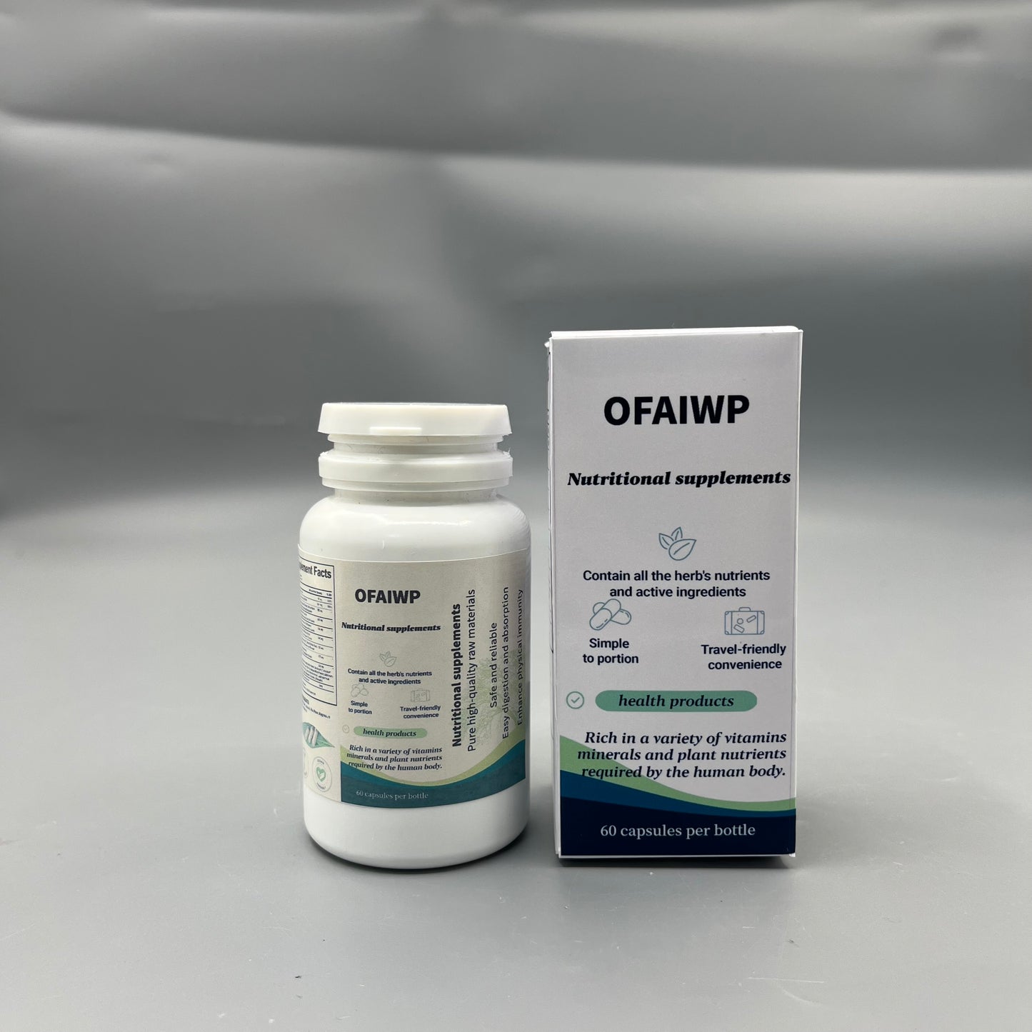 OFAIWP  Nutritional supplements   Plant Active Ingredient Complex Vitamin & Mineral Pills for Daily Body Nutrition Support