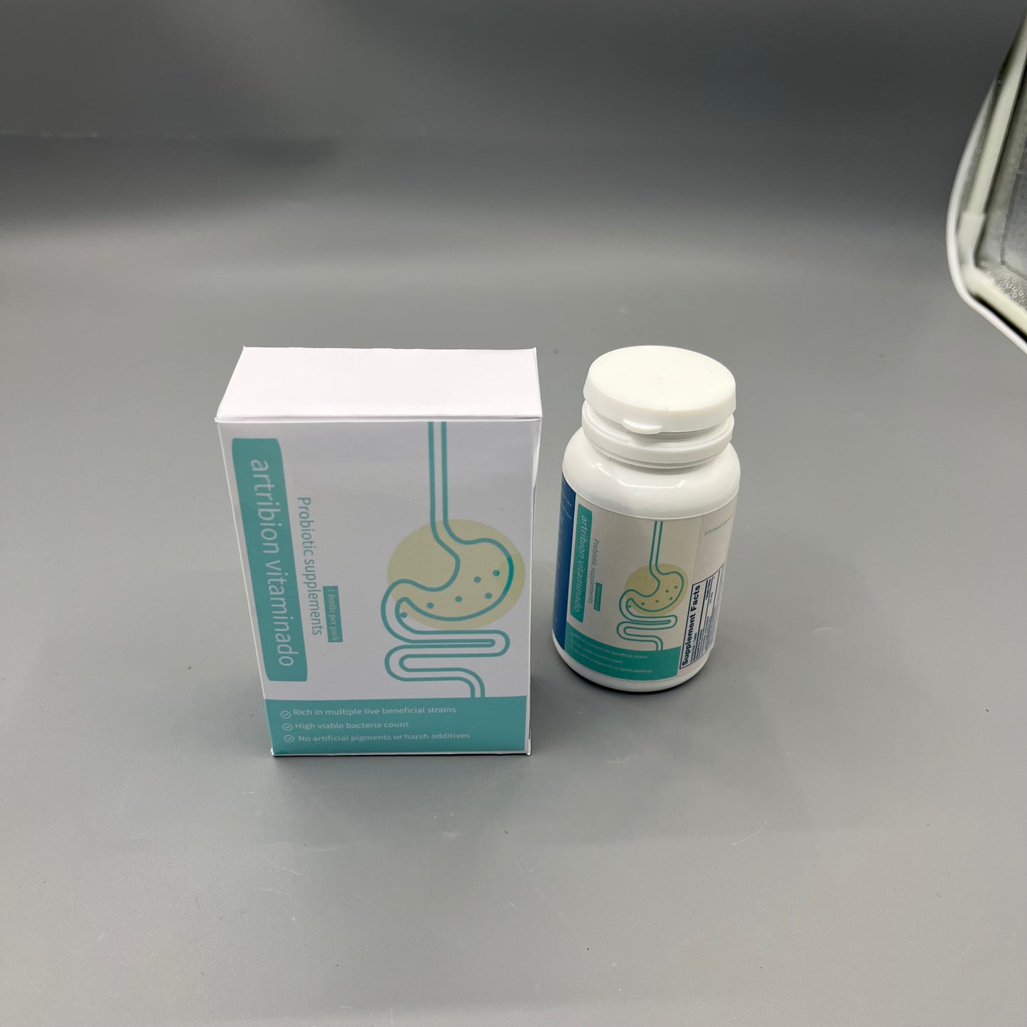 artribion vitaminado Probiotic supplements   No Artificial Pigments Digestive Support Capsules for Adults Daily Intestinal Care