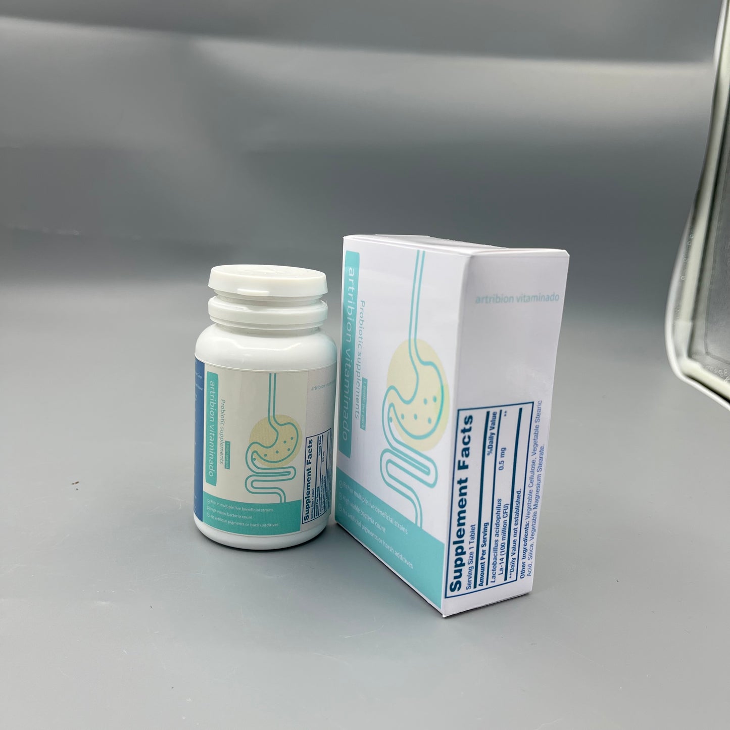 artribion vitaminado Probiotic supplements   No Artificial Pigments Digestive Support Capsules for Adults Daily Intestinal Care