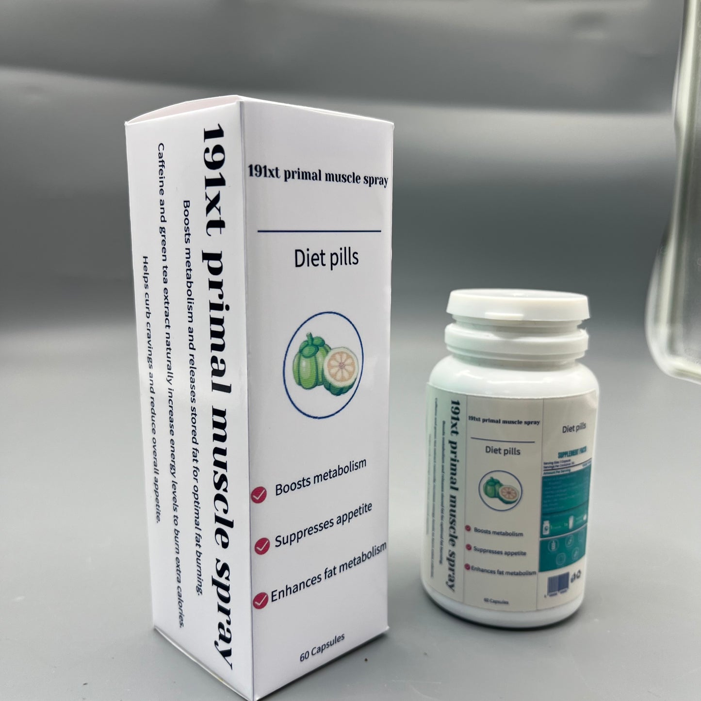 191xt primal muscle spray  Diet pills Garcinia Cambogia Extract Metabolism Boost Appetite Suppress Capsule
