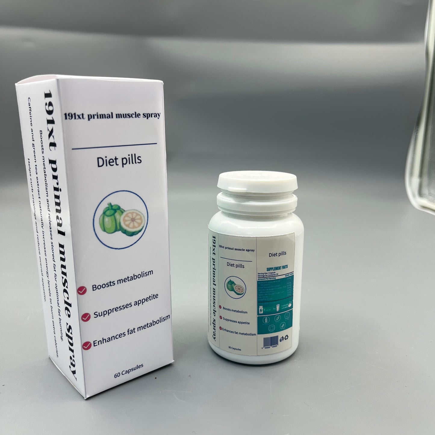 191xt primal muscle spray  Diet pills Garcinia Cambogia Extract Metabolism Boost Appetite Suppress Capsule