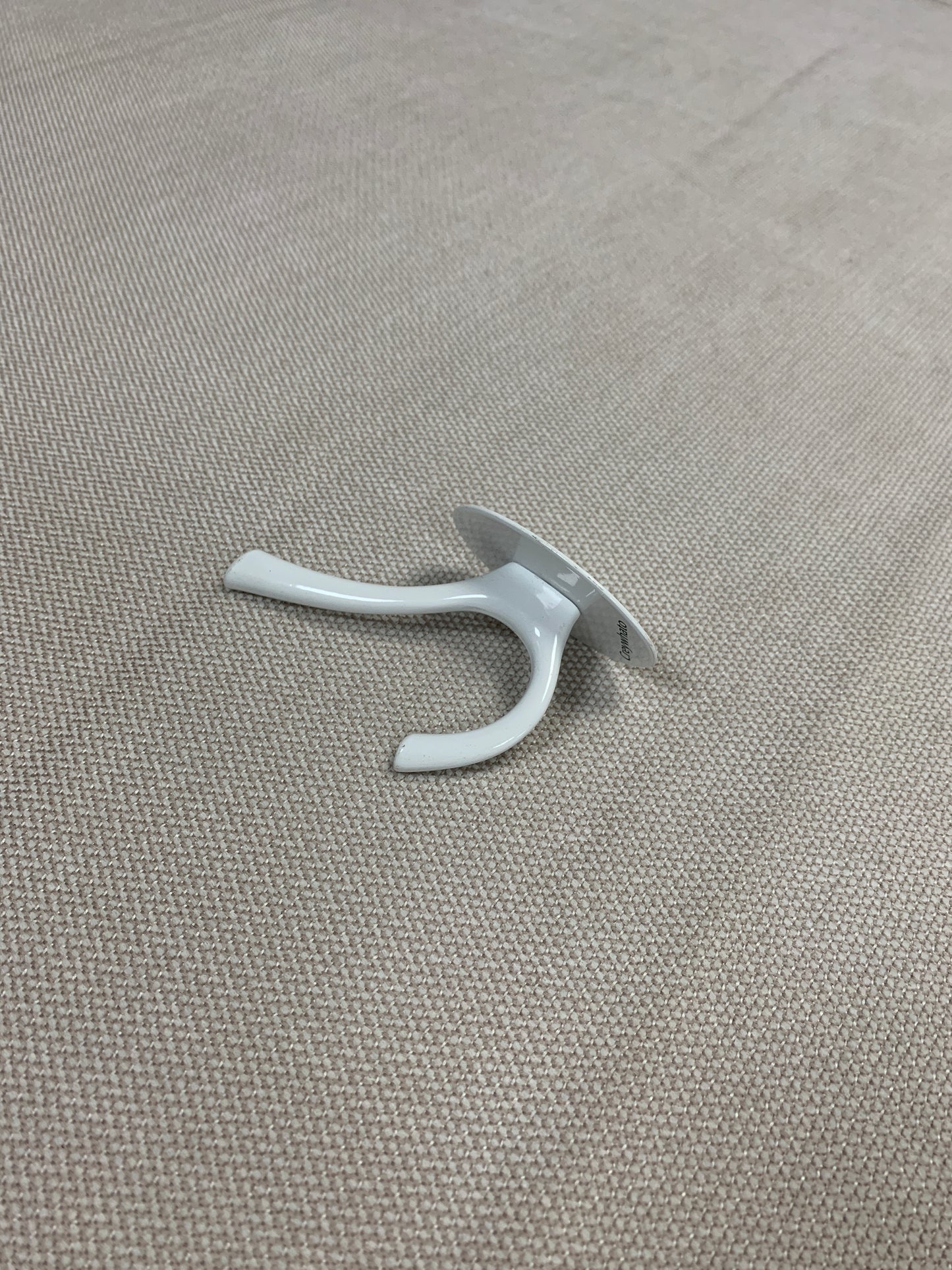 Creywhato   Towel hooks of metal, White Self Adhesive Wall Mounted Hook for Towel, Coat and Robe