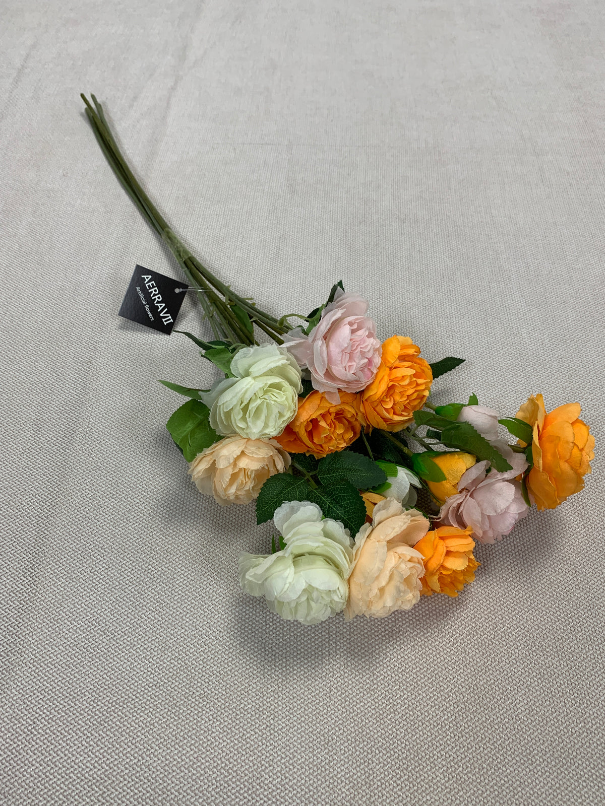 AERRAVII   Artificial flowers Realistic Silk Fake Flowers for Home Decor Wedding Party