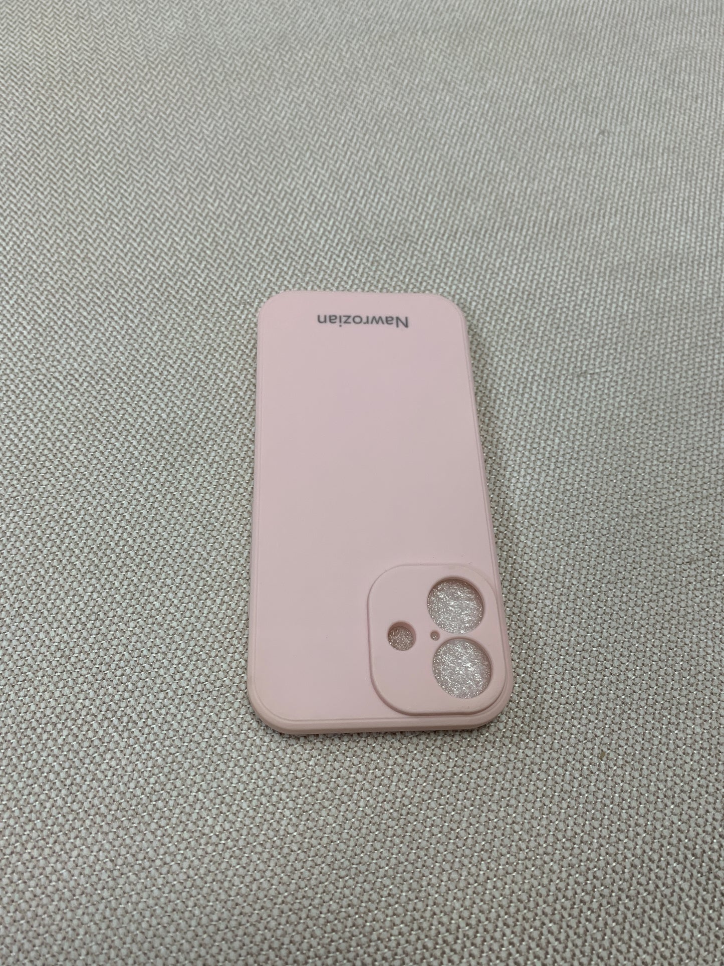 Nawrozian Cell phone cases  Matte Pink Shockproof Phone Cover with Raised Camera Cutout