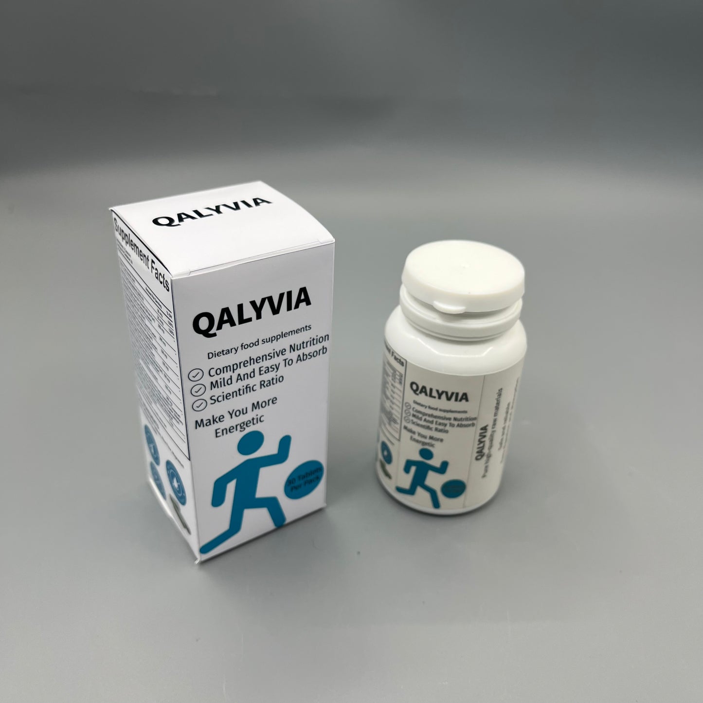 QALYVIA Dietary food supplements     Mild Easy-Absorb Nutrition Tablets, Daily Nutritional Supplement to Support Body Vitality for Adults