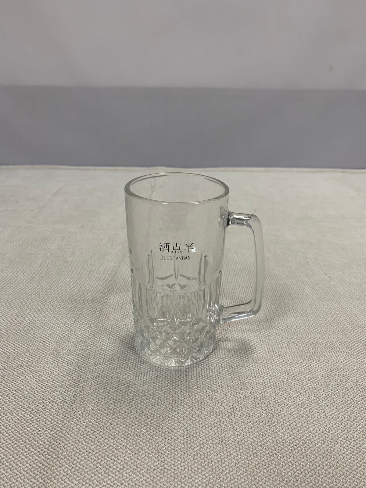 JIUDIANBAN     Glass mugs Clear Thick Wall Drinking Cup for Beer, Water, Beverage