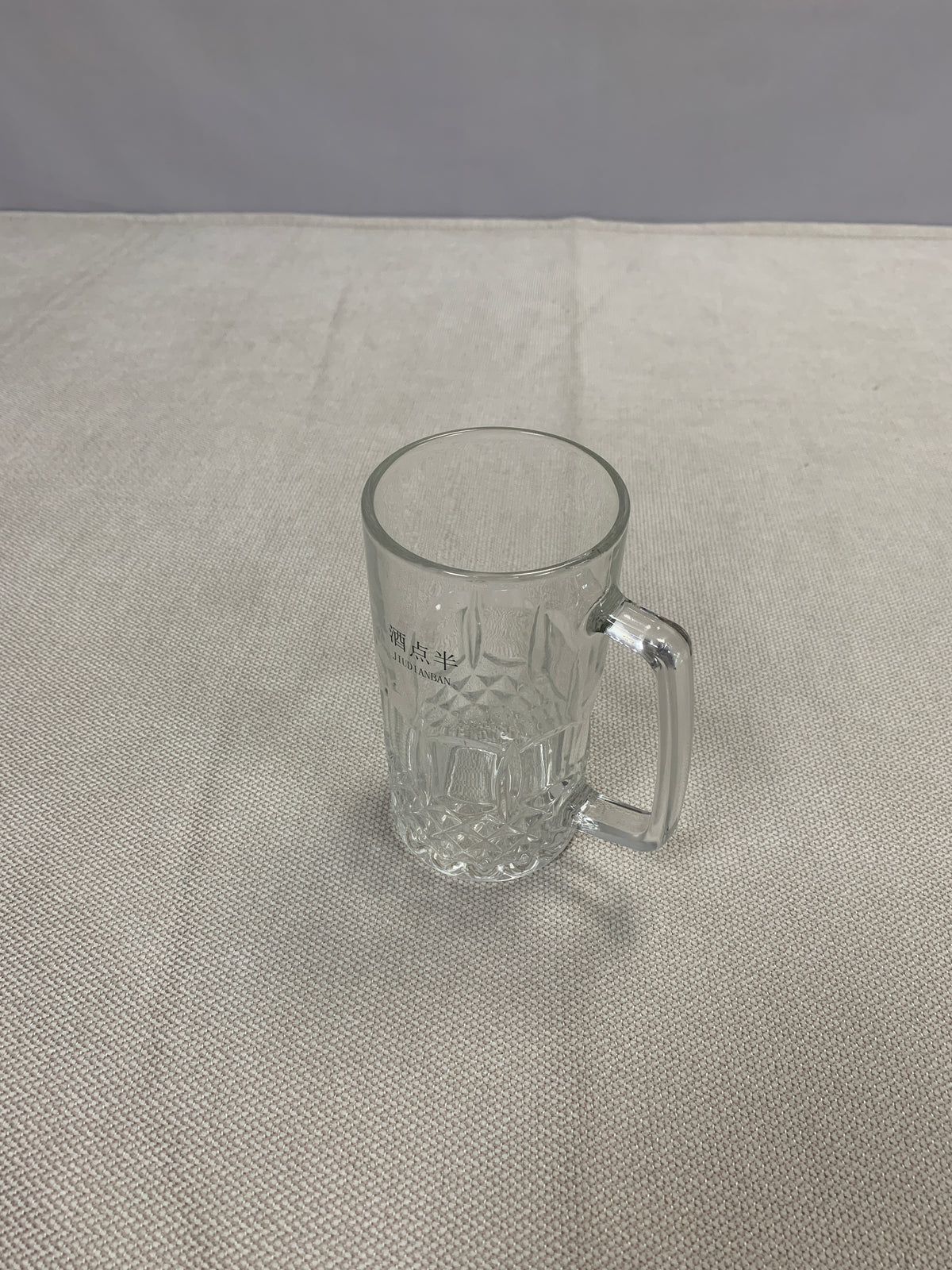 JIUDIANBAN     Glass mugs Clear Thick Wall Drinking Cup for Beer, Water, Beverage