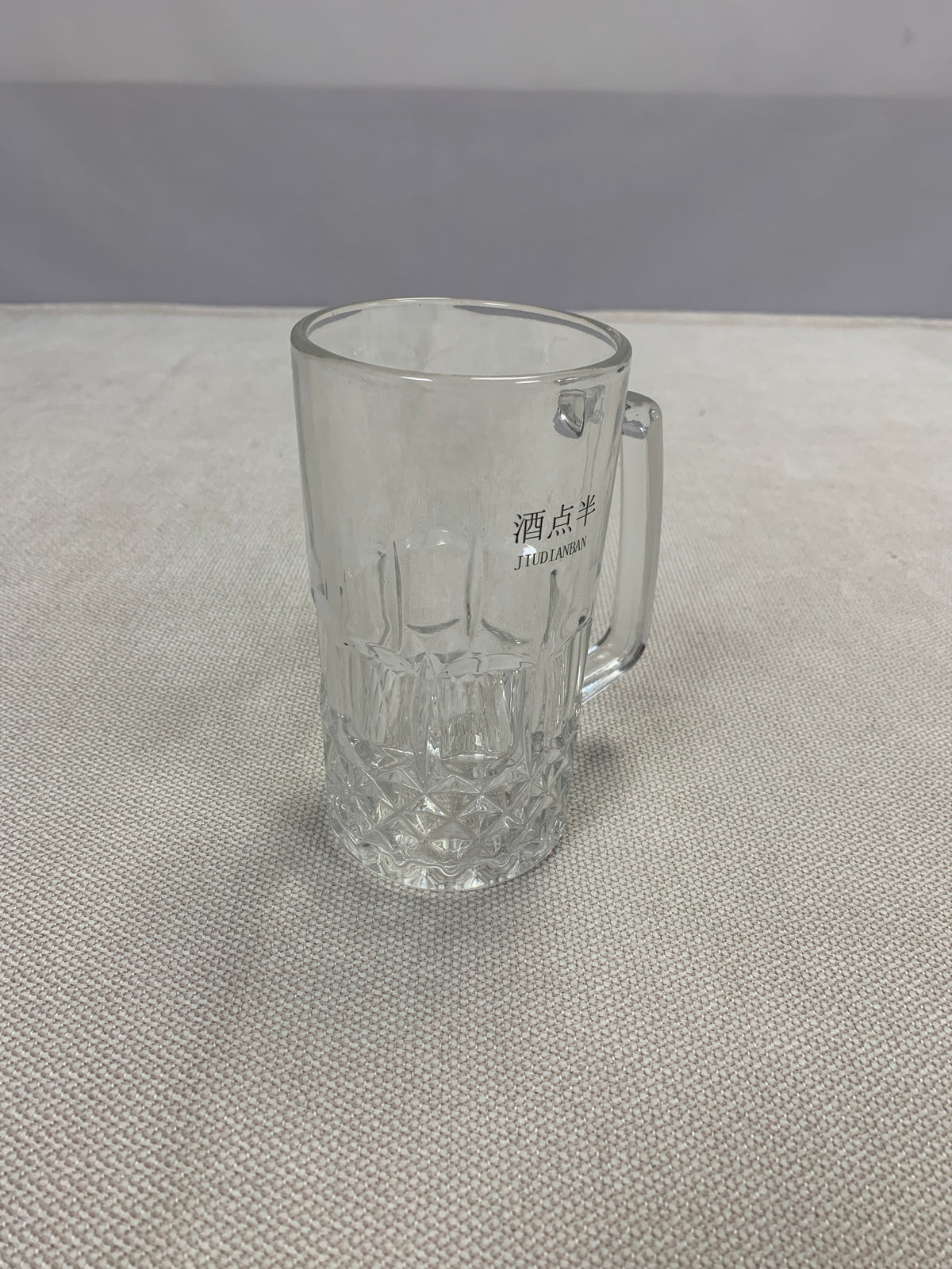 JIUDIANBAN     Glass mugs Clear Thick Wall Drinking Cup for Beer, Water, Beverage
