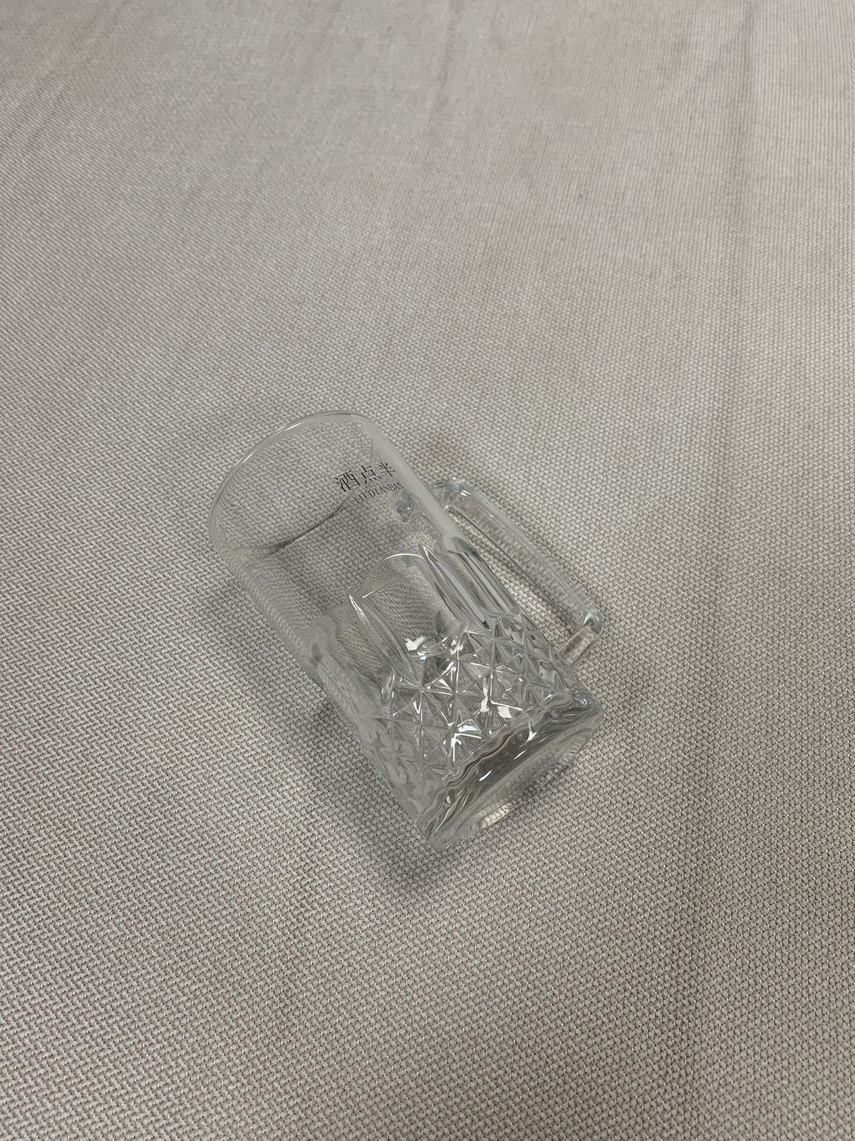 JIUDIANBAN     Glass mugs Clear Thick Wall Drinking Cup for Beer, Water, Beverage